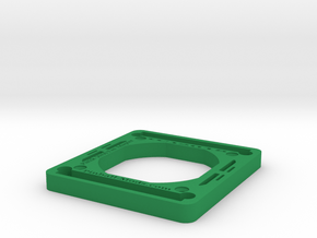 Pin2k 50mm To 60mm Fan Adapter in Green Processed Versatile Plastic