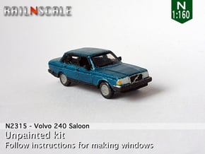  Volvo 240 Saloon (N 1:160) in Smooth Fine Detail Plastic