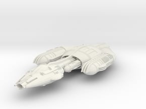 Krenim Warship in White Natural Versatile Plastic