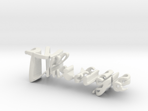 3dWordFlip: Thiago/07101986 in White Natural Versatile Plastic