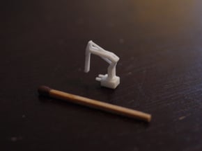 Crane (1:200) in White Processed Versatile Plastic