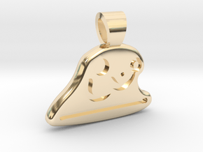 Table tennis [pendant] in 14k Gold Plated Brass