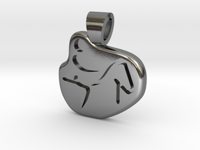 Equestrian in Polished Silver