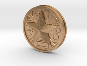 Zeo Ranger Legacy Power Coin in Natural Bronze