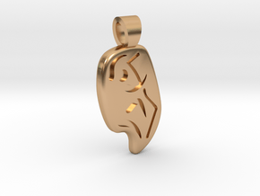 Climbing [pendant] in Polished Bronze