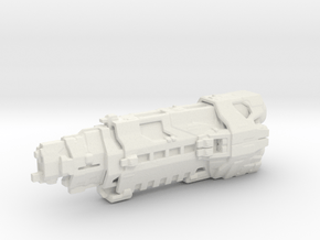 UNSC Pillar Of Autumn WHITE 2.53cm in White Natural Versatile Plastic