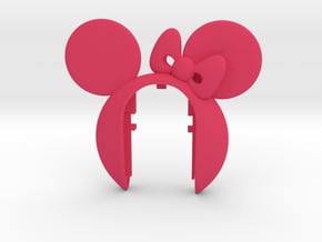 MINIE MOUSE #a3 in Pink Processed Versatile Plastic