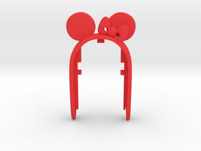 MINIE MOUSE #a4 in Red Processed Versatile Plastic