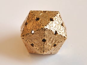 D20 Balanced - Gothic (Metal) in Natural Bronze