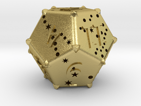 D12 Balanced - Constellations in Natural Brass