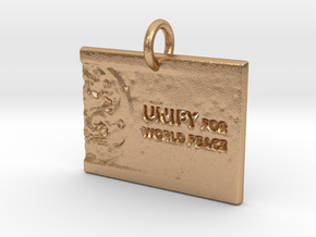 Unify For World Peace in Natural Bronze: d3