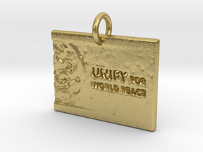 Unify For World Peace in Natural Brass: d3