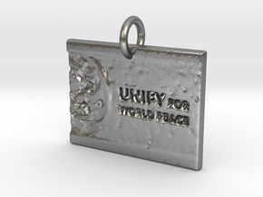 Unify For World Peace in Natural Silver: d3