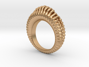 Fading Sound Ring in Natural Bronze