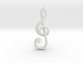 Song Snake in White Natural Versatile Plastic