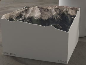 Pikes Peak, Colorado, USA, 1:50000 Explorer in Full Color Sandstone