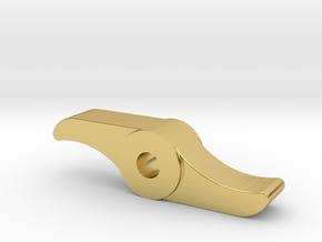 D&RG Brake Pawl - 2.5" scale in Polished Brass