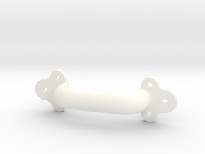 D&RG 5365 Door Handle - 2.5" scale in White Processed Versatile Plastic