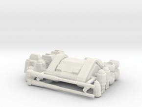 RX-75 Mass Production Guntank in White Natural Versatile Plastic: 1:400