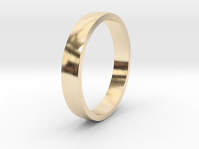 Simple Ring in 14k Gold Plated Brass: 11.5 / 65.25