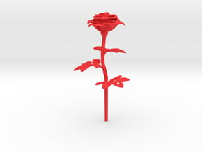 Rose  in Red Processed Versatile Plastic