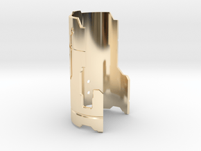 Graflex Mentor - Var2 Part13 - Cover Plate 1 in 14k Gold Plated Brass