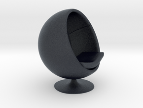 Miniature Eero Aarnio Ball Chair - Eero Aarnio in Black PA12: 1:12
