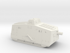 A7V Tank (Germany) in White Premium Versatile Plastic