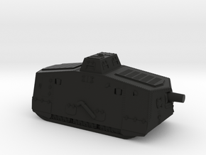 A7V Tank (Germany) in Black Premium Versatile Plastic