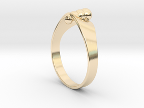 Architectural Nature in 14k Gold Plated Brass
