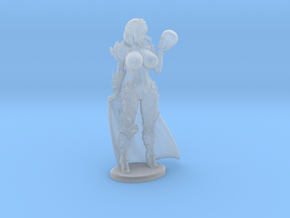 Dark Queen TOPLESS VARIANT w Cape Mini - 40mm in Smooth Fine Detail Plastic