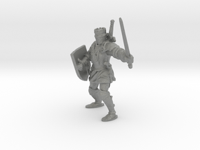 1-87 medieval knight in Gray PA12