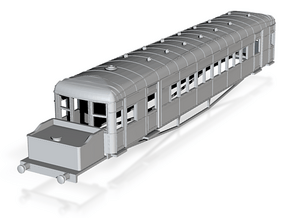 o-148fs-lner-clayton-steam-railcar-d91 in Tan Fine Detail Plastic