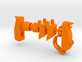 Lobros Orange Parts in Orange Processed Versatile Plastic: Large