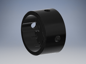PP - Ben Solo TLJ - Front Socket For CC in Black Natural Versatile Plastic