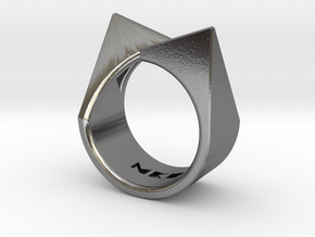 Ring - Kittii in Polished Silver: 4 / 46.5