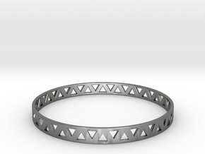 Bracele - Stablia in Polished Silver: Large