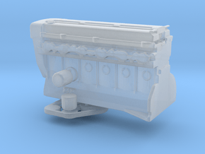 1/24 2JZ engine part 2 in Tan Fine Detail Plastic