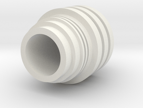 Code Cylinder for Wood dowel in White Natural Versatile Plastic