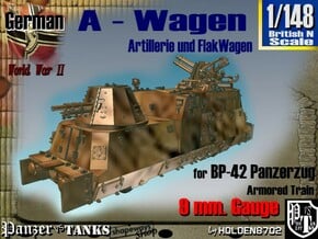 1-148 A-Wagen For BP-42 in Smooth Fine Detail Plastic