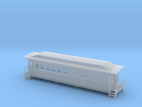 Overton Passenger Baggage Car - Zscale in Smooth Fine Detail Plastic