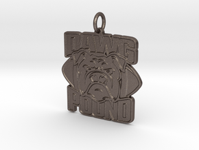 Dawg Pound Pendant in Polished Bronzed-Silver Steel