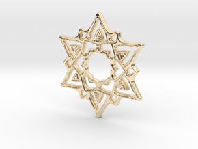 Breeze Star Pendant in 14K Yellow Gold