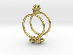 Marble Cage in Natural Brass (Interlocking Parts)