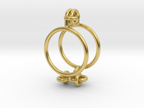 Marble Cage in Polished Brass (Interlocking Parts)