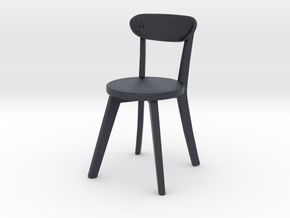 Miniature Calhoun Patio Dining Chair - Wayfair in Black PA12: 1:12