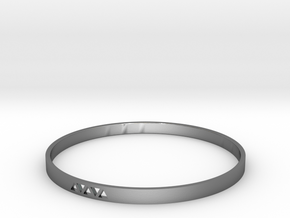 Bracelet - Phokul in Polished Silver: Large