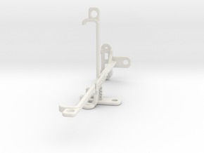 Sony Xperia XZ3 tripod & stabilizer mount in White Natural Versatile Plastic