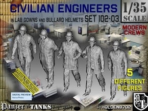 1/35 Engineers Set102-03 in Tan Fine Detail Plastic