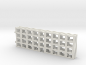 Miniature Building 02 in White Natural Versatile Plastic: 1:450 - T